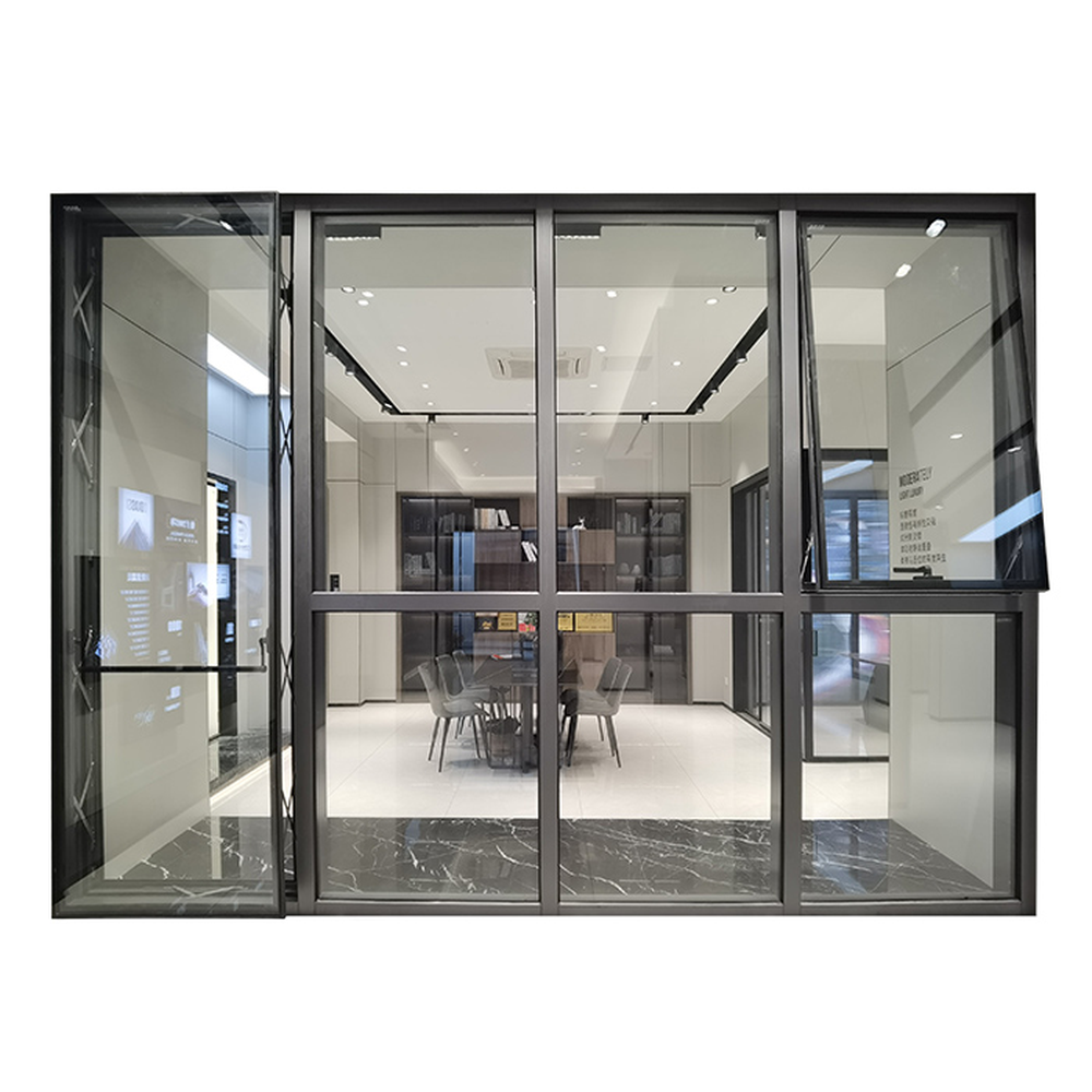 Mur rideau aluminium et verre