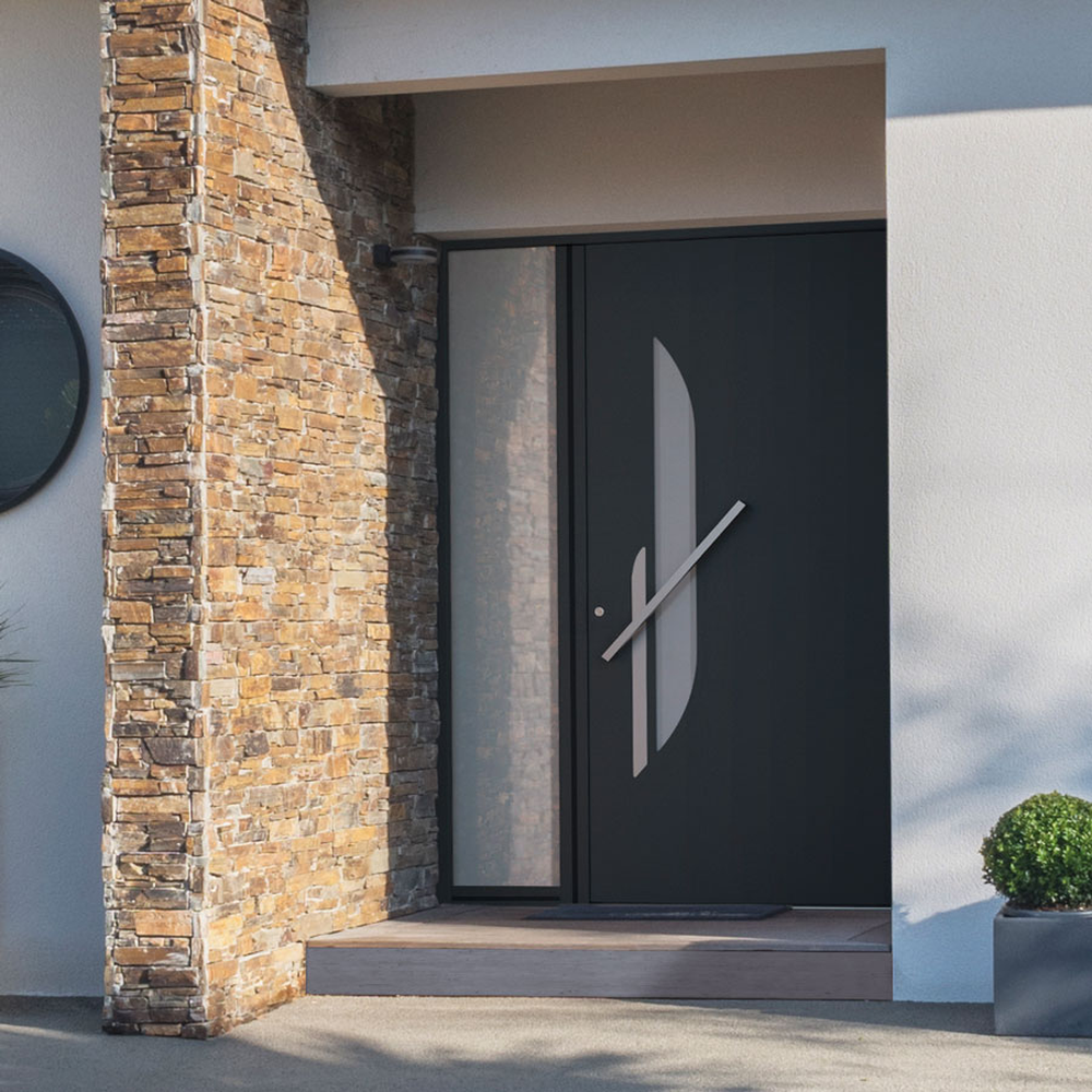 Porte d'entrée aluminium