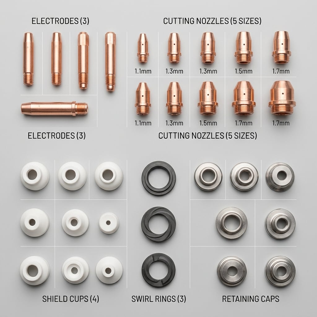 Électrodes & Consommables CNC Plasma