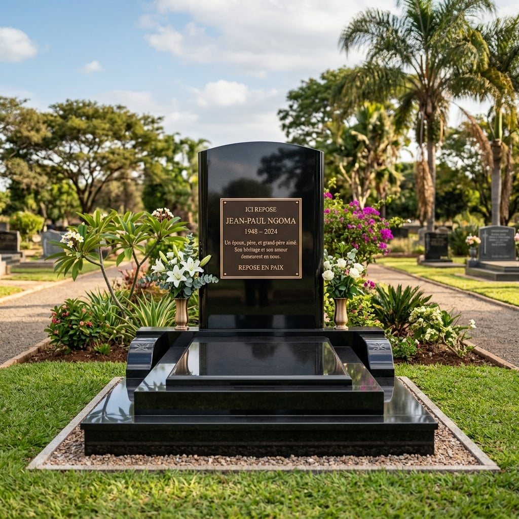 Pierre tombale granite